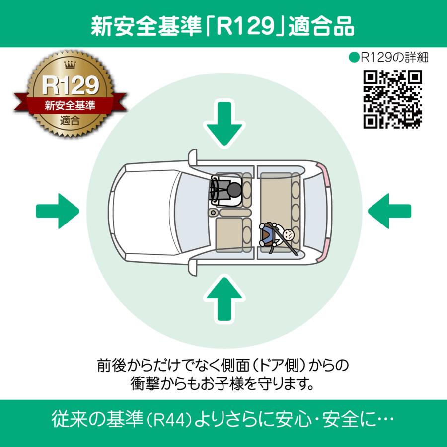 マムズキャリー MCメイティブースターFIX-BE ベージュ 125cm〜150cm isofix ブースター R129 簡単取付 |  | 01