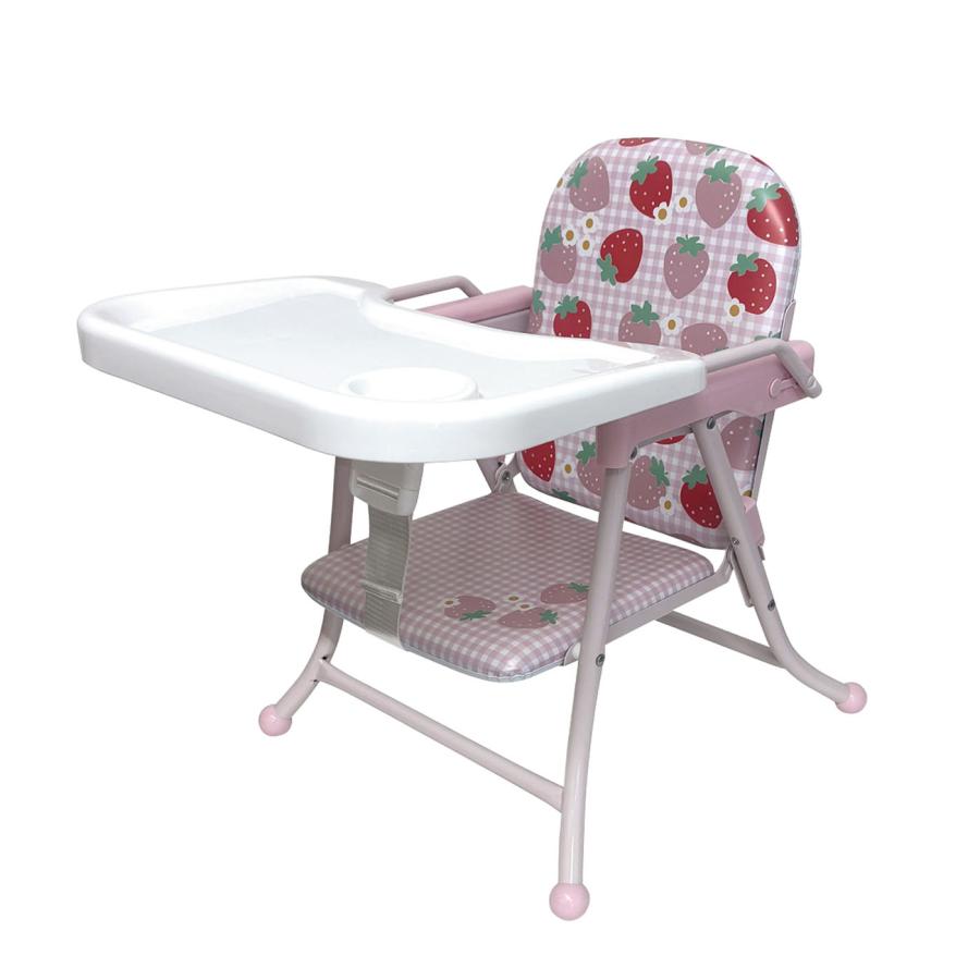 ローチェア イチゴ ベビーチェア キッズチェア 子供椅子 子供用 ロータイプ テーブル付 | 