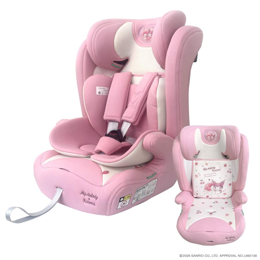 ジュニアシート　美品　マイメロ マイメロディ サンリオ ハーネスジュニアネクスト/マイメロディー