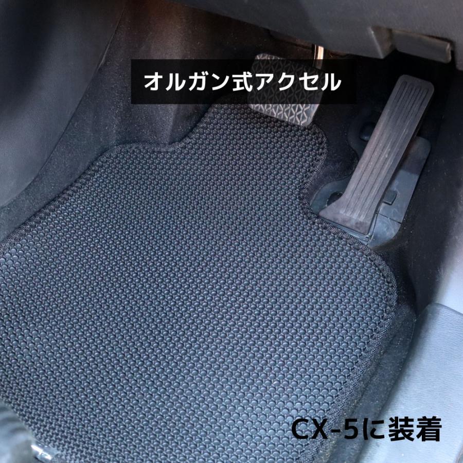 ジオメトリック フロアマット ブラック 2枚セット ZR-1122 ZERO REVO