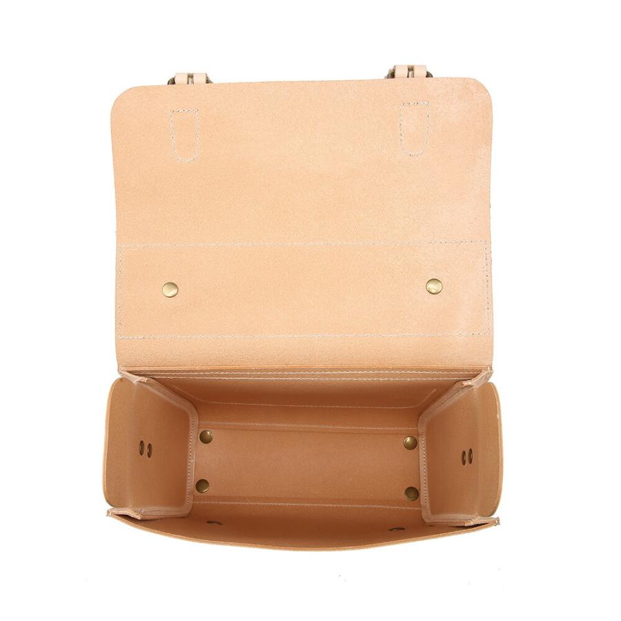 ショルダーバッグ サッチェルバッグ ペールオレンジ レザー ミニショルダー ハンドバッグ レディース メンズ 本革 ヌメ革 斜めがけ 高品質 軽量 |  | 07