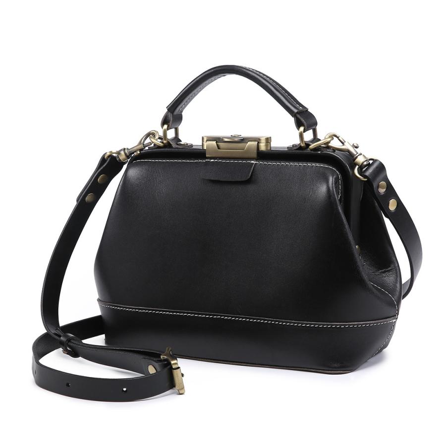 ドクターズバッグ ダレスバッグ ドクターバッグ ショルダーバッグ ハンドバッグ 本革 牛革 ヌメ革 イタリアンレザー かばん 斜めがけ 軽量 高品質 ブラック |  | 02