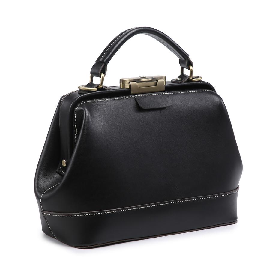 ドクターズバッグ ダレスバッグ ドクターバッグ ショルダーバッグ ハンドバッグ 本革 牛革 ヌメ革 イタリアンレザー かばん 斜めがけ 軽量 高品質 ブラック |  | 03