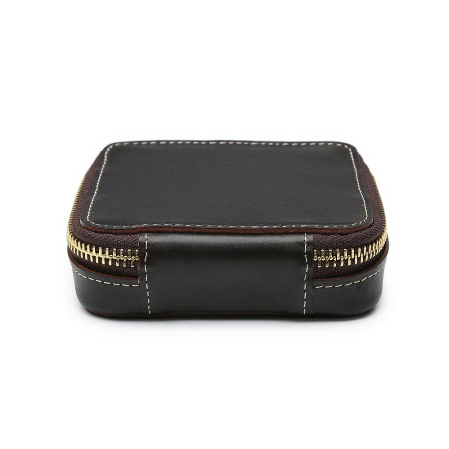 アクセサリーポーチ ジュエリーポーチ 本革 レザー コンパクト