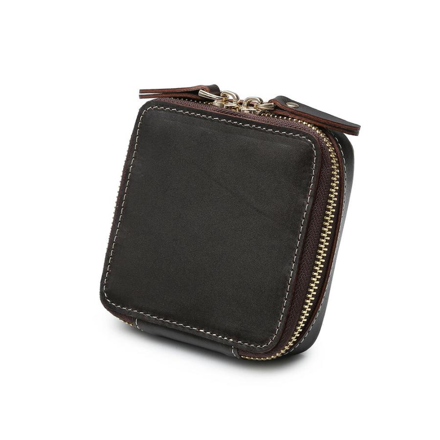 アクセサリーポーチ ジュエリーポーチ 本革 レザー コンパクト