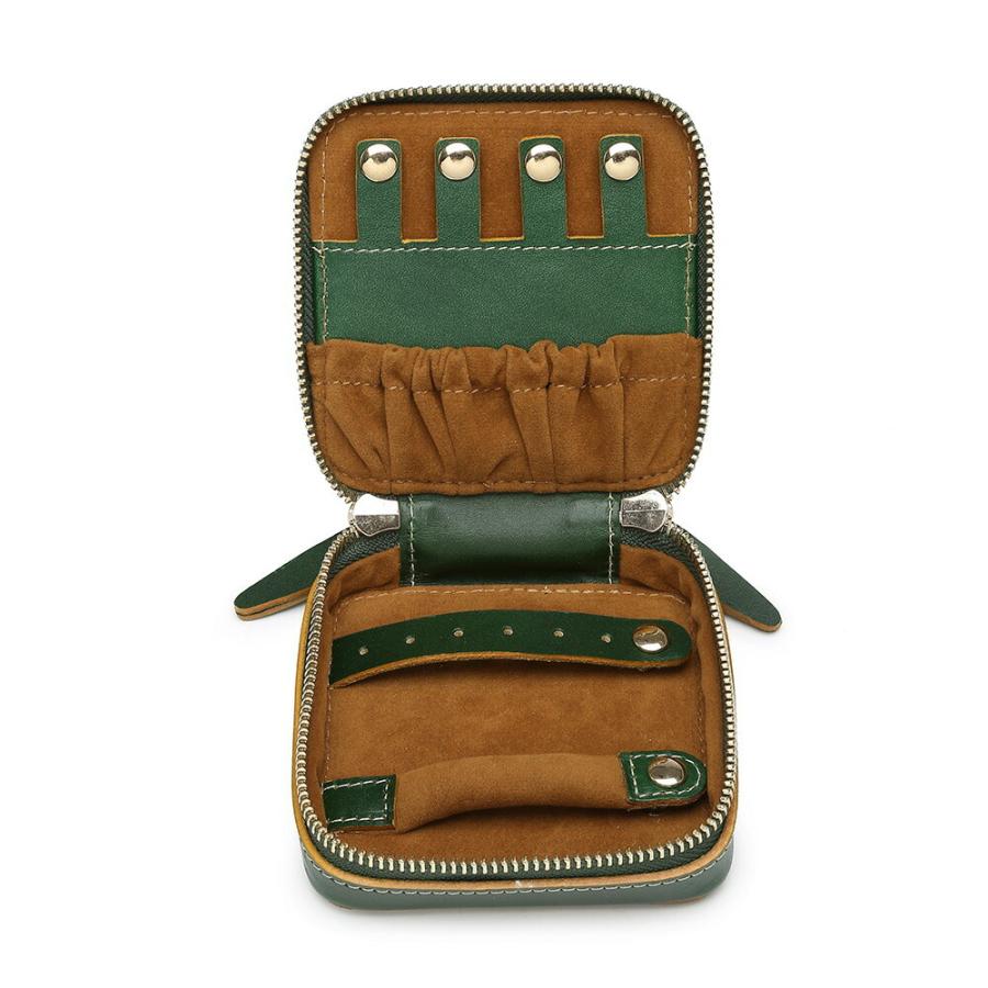 アクセサリーポーチ アクセサリーケース レザー 本革 ジュエリーポーチ