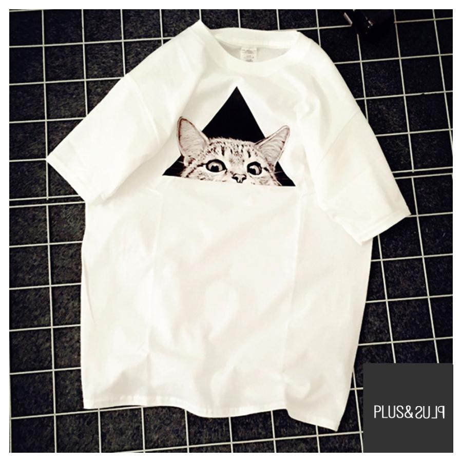 ★新品未使用★ ❤️❤️長袖tシャツ白青猫サイズL❤️❤️