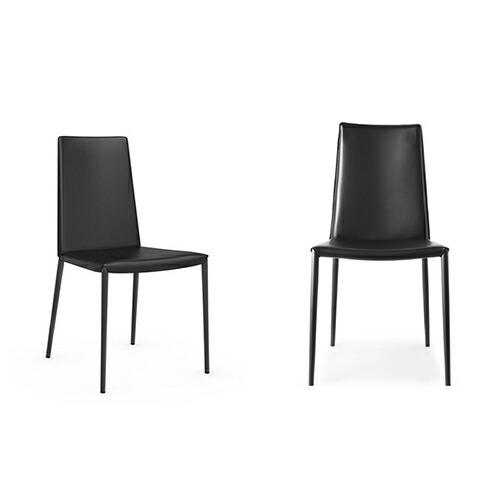 【正規代理店】カリガリス チェア 2脚セット ダイニングチェア BOHEME ボヘム CB1257 メタル 再生皮革 リビングチェア シンプルデザイン | calligaris | 09