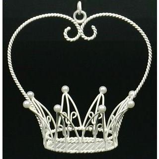 パールワイヤークラウンＳ/フラワーベース　花器　花びん　リース台　花材 | 