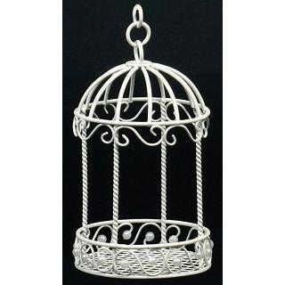 パールワイヤー鳥篭丸Ｓ/フラワーベース　花器　花びん　リース台　花材 | 