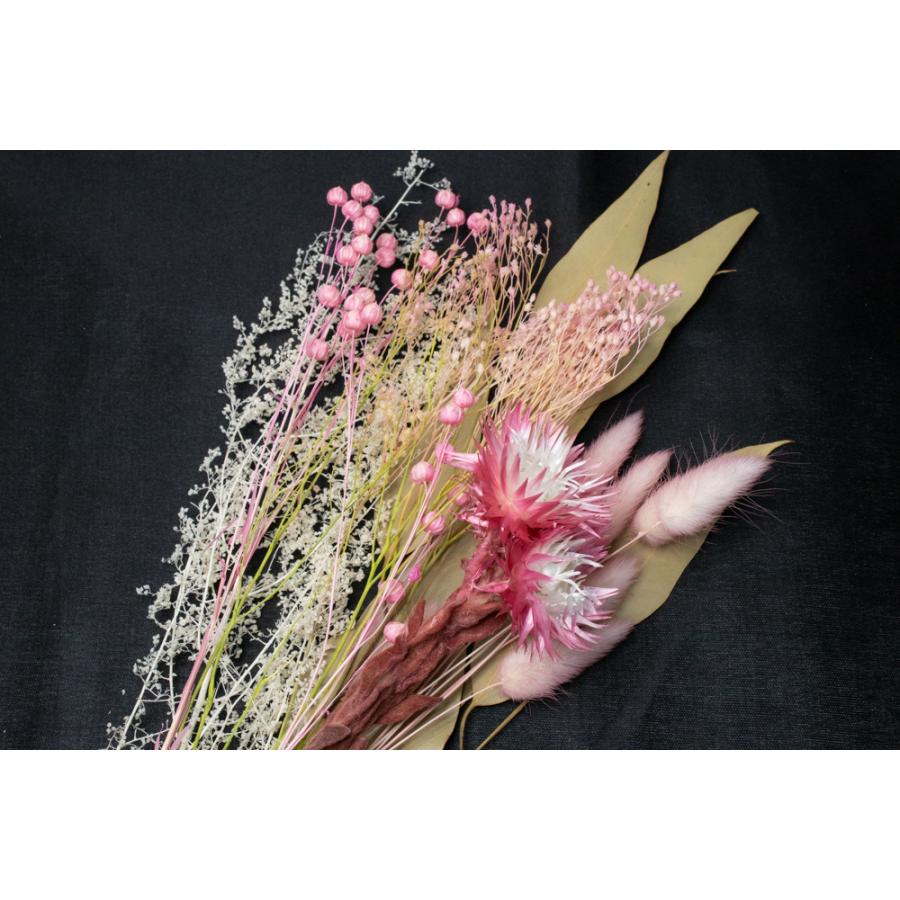 【アレンジセット】シルバーデージーとラグラスのピンクロゼセット |  | 01