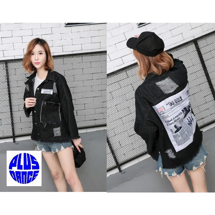 ダンス デニム ジャケット ｇジャン ブラック ホワイト ダメージ 白デニム クラッシュデニム 衣装 予約商品 1706dpj Plus Dance 通販 Yahoo ショッピング