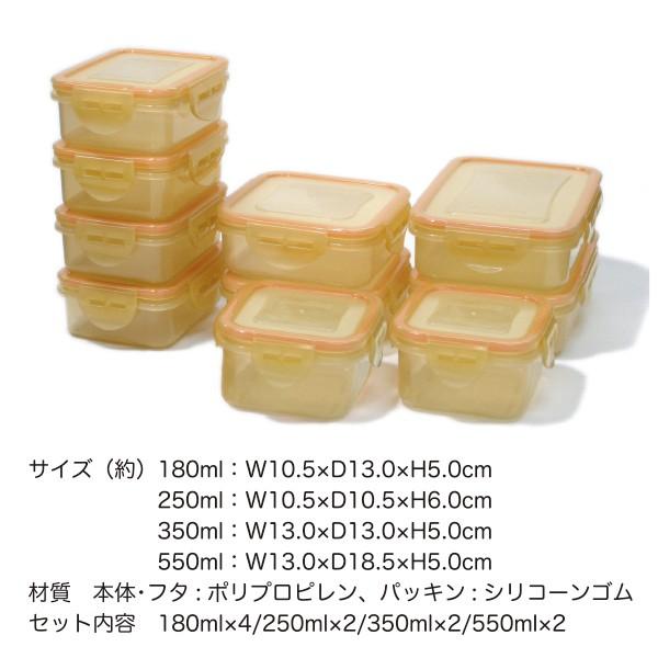 ナノシルバー フレッシュストッカー 10点セット NANO SILVER Fresh Stocker 抗菌保存容器 |  | 01