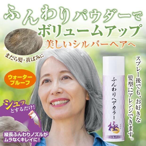 ふんわりヘアカラー シルバー 極 ふんわりパウダーでボリュームアップ 美しいシルバーヘアへ |  | 05