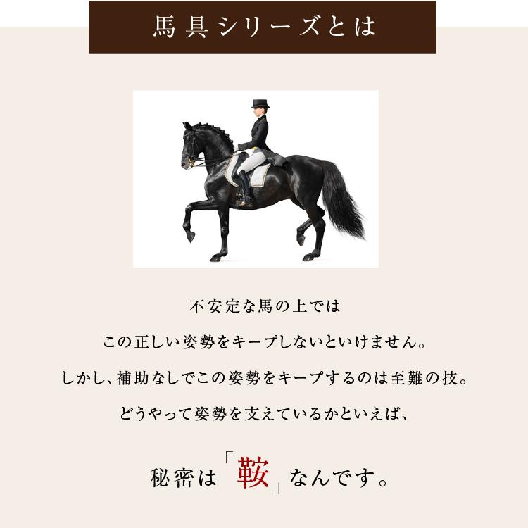 馬具マットプレミアムアドバンス 馬の鞍の形状から生まれた座椅子馬具シリーズに腰もお尻も楽に座れるバージョンが登場 馬具 マット プレミアム 馬具座椅子 |  | 05
