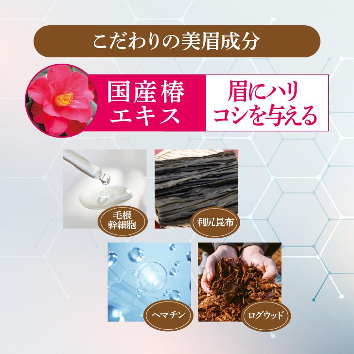 アートメイクアイブロウ セルフタンニング処方で肌表面を優しく染色。最長7日間落ちないアートメイク発想のアイブロウ |  | 05