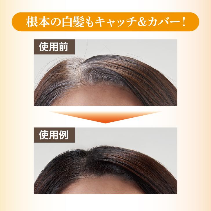 白髪ミッケ カバーマスカラー 白髪ケア ヘアマスカラ ダークブラウン 白髪隠し 白髪カバー 白髪かくし |  | 02