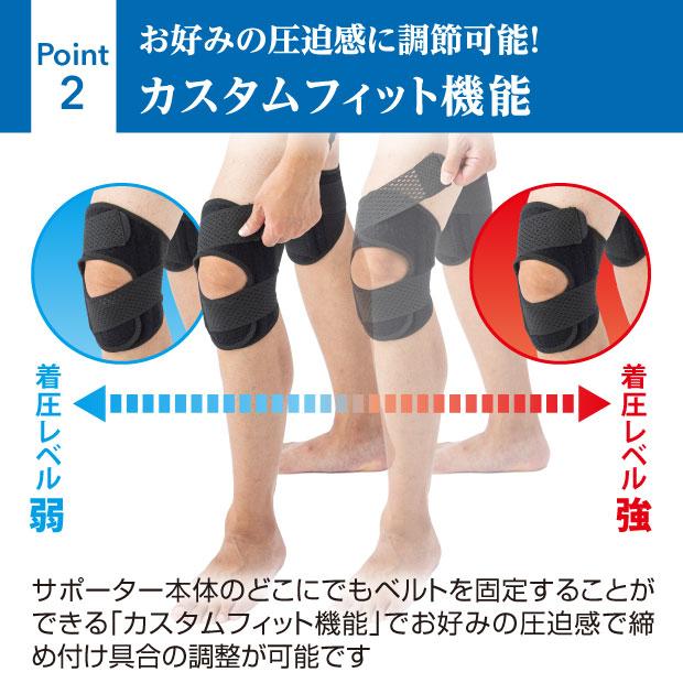 ひざ用サポーター テーピストSP テーピストシリーズよりパワーアップしたひざサポーターが登場 膝 サポーター |  | 10
