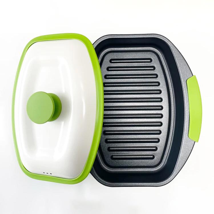 火を使わずに簡単電子レンジ調理 レンジでゴー レンジ 魚焼き器 焼き魚 プレート 熱にも強いシリコンミトン1個付き（ミトンの色はお任せください） | 