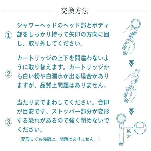 TKS製シャワーヘッド用浄水カートリッジ 2本 TK-T502 ボリーナ プリート専用カートリッジTK-5010 後継品 塩素除去 カートリッジ 正規販売店 |  | 03