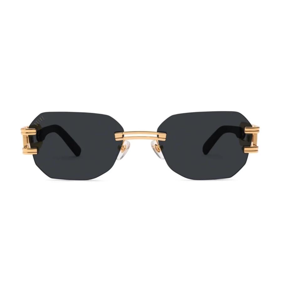 ナインファイブ サングラス 9FIVE ロイヤルライト ROYALS LITE Black & 24K Gold Sunglasses リム