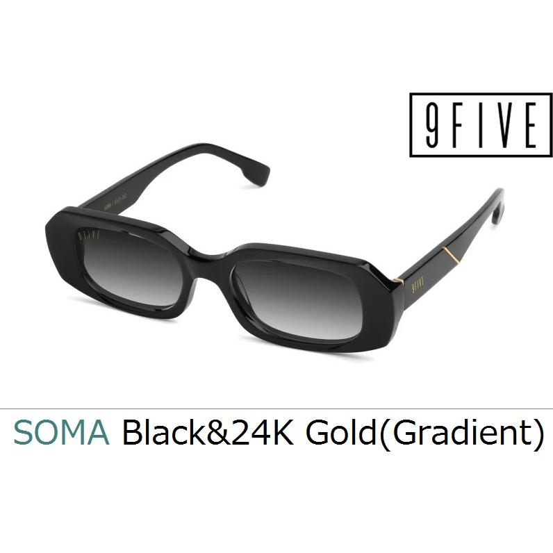 9five ナインファイブ サングラス 9FIVE ソーマ SOMA Black & 24K Gold 