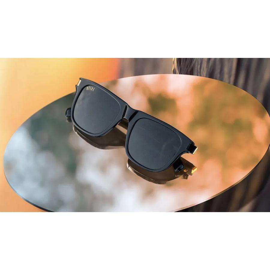 9five 9five OCEAN Black & 24k Gold Sunglasses オーシャン