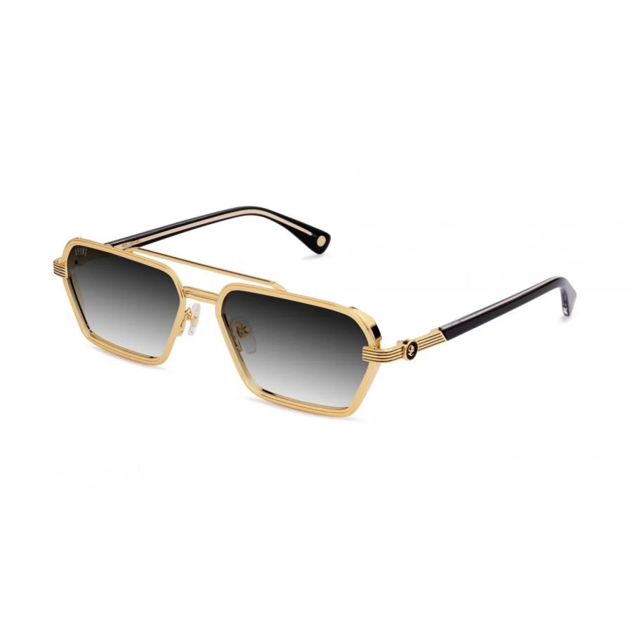 9five 9five REIGN Black & 24k Gold Gradation Sunglasses レーイン