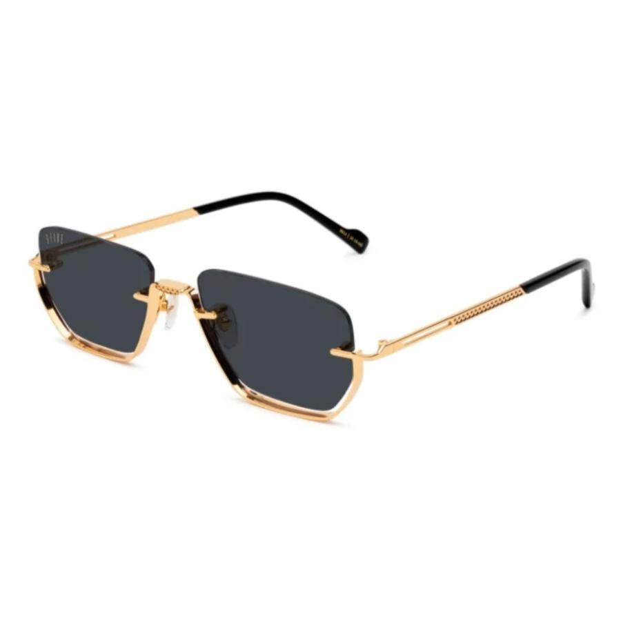 9five VILLA Black & 24k Gold クリアレンズメガネ 9five 9five VILLA Black & 24k Gold Suglansses ヴィラ / 24Kゴールド