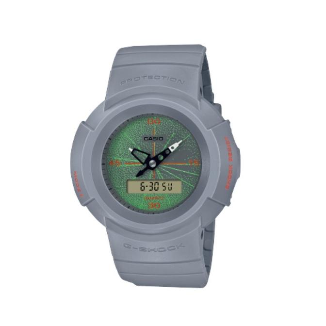 カシオ 腕時計 AW-500MNT-8AJR 美品 G-SHOCK AW-500MNT-8AJR コラボYOSHIROTTEN グラフィック 東京