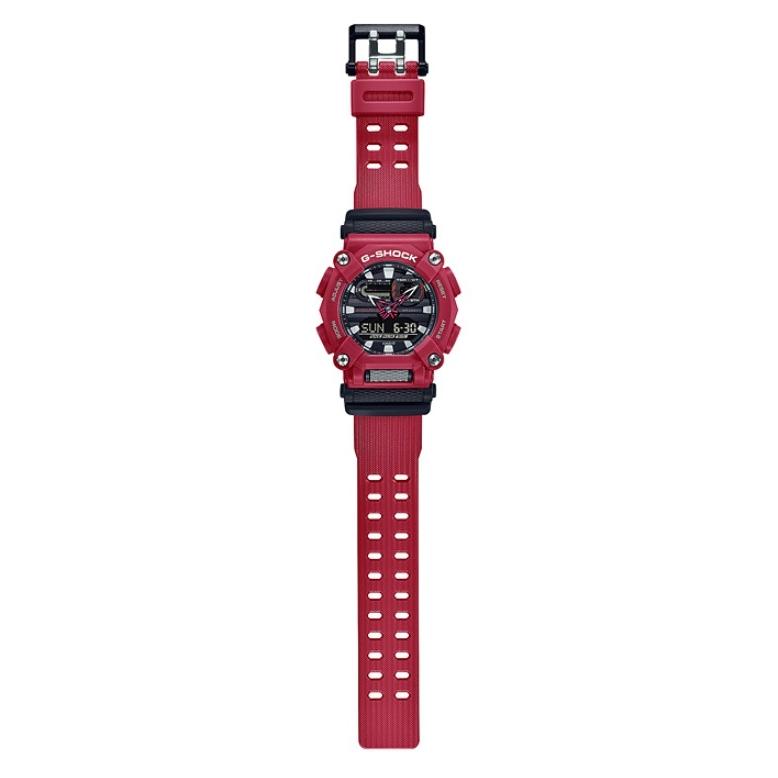 G-SHOCK GA-900-4AJF ビスデザイン ワールドタイム 電池寿命7年 赤 Red