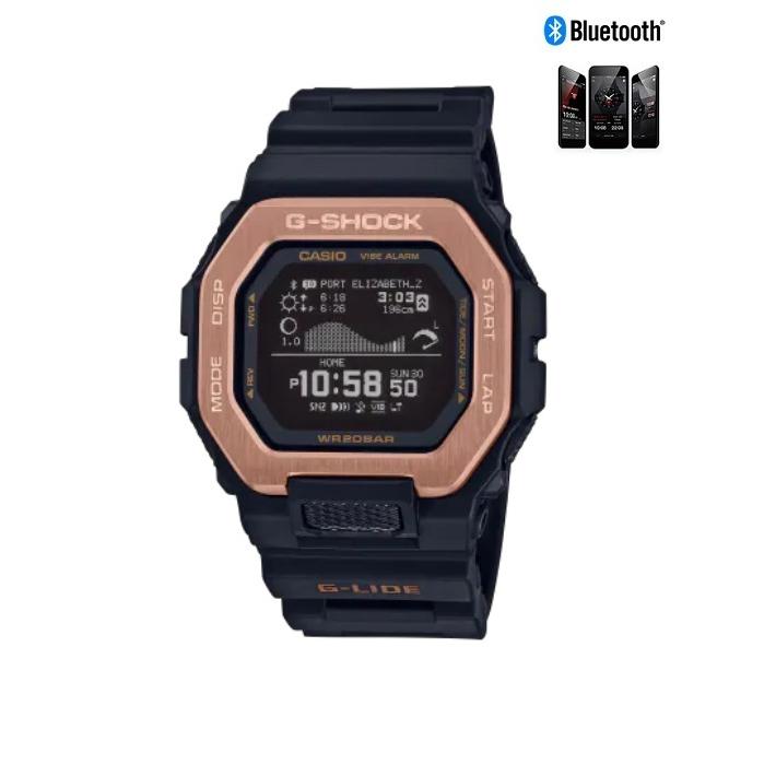 GBX-100NS-4JF G-LIDE Bluetooth メタルベゼル G-SHOCＫ タイドグラフ