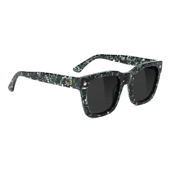 Glassy WALKER PLUS Green Tortoise Polarized Sunglasses ウォーカー / グリーンべっ甲