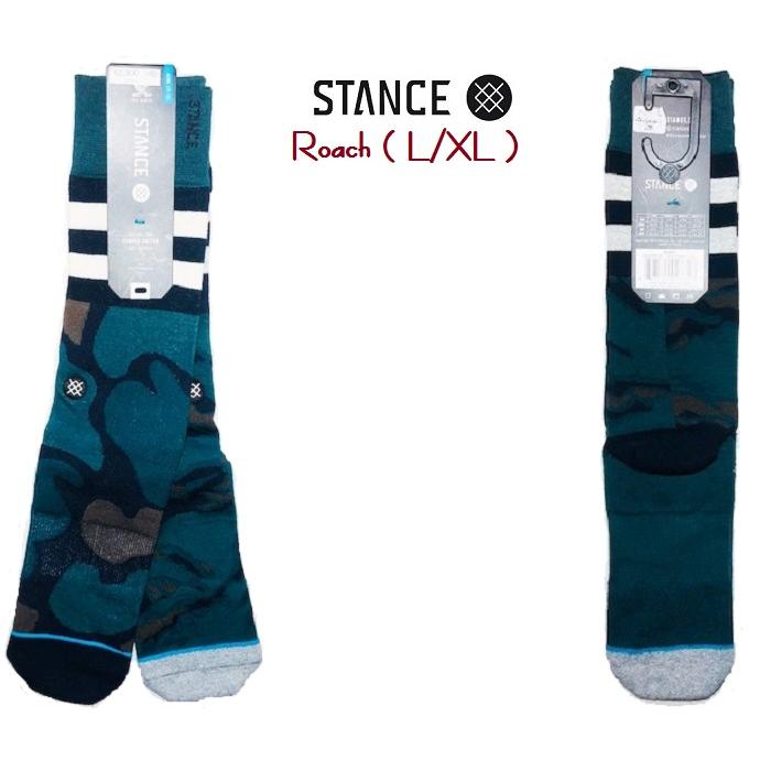 送料無料 STANCE Roach 緑 グリーン 迷彩 カモフラ 国内正規品 stance スタンス 靴下 ソックス カリフォルニア  西海岸 | STANCE