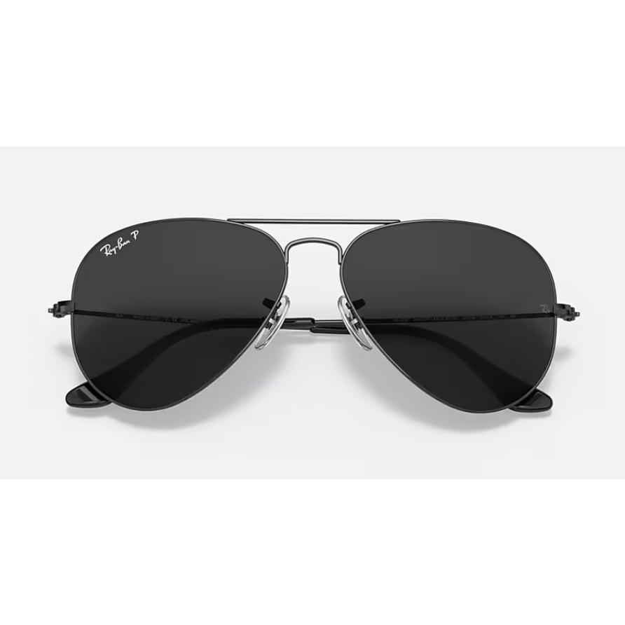 Ray-Ban（レイバン） 正規保証書(押印)付 Ray-Ban AVIATOR TOTAL BLACK