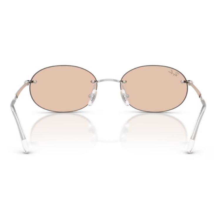 正規保証書(押印)付 レイバン Ray-Ban 3767 003/MG 54-18 RB3767 Transitions トランジションズ 調光 リムレス オーバル Y2K トレンド 即納の画像