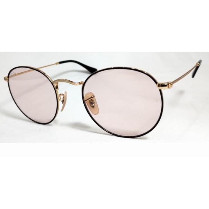Ray-Ban rb3447v ライトピンク Ray-Ban（レイバン） 正規保証書(押印)付 Ray-Ban ROUND RX3447V 2991