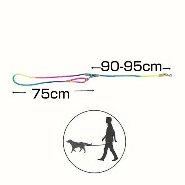 反射性ハンズフリー犬用リード - 小型犬と大型犬用の調節可能なウエストとクロスボディロープ - 衝撃吸収と快適さのためのバンジーリード |  | 07