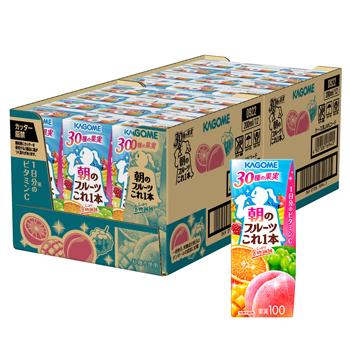 カゴメ　朝のフルーツ これ一本　200ml×24本　紙パック　フルーツジュース　果実飲料　ビタミンC　クエン酸 | 野菜一日これ一本 | 05