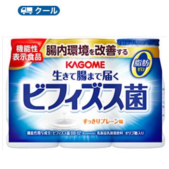 カゴメ 生きて腸まで届く ビフィズス菌 100ml 3p 6 2ケース クール便 大人のための乳酸菌 腸内の改善 プラスイン 通販 Yahoo ショッピング