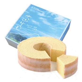 期間限定 白バラ 大山ばうむ1個入(直径約13.5cm)/バームクーヘン/鳥取スイーツ 最安値挑戦中 | 白バラ