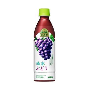 キリン 小岩井 純水 ぶどう PET 430ml×24本 グレープ ブドウ ペットボトル ケース販売 まとめ買い｜plusin