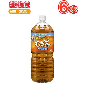 伊藤園 健康ミネラル麦茶 2Ｌペット×6本入〔無香料 無着色 カフェインゼロ〕 PET｜plusin