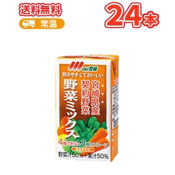 南日本酪農協同　デーリィ　野菜ミックス　 125ml×24本　紙パック｜plusin