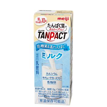 明治 TANPACT ミルク200ml×24本　タンパクト/乳たんぱく飲料
