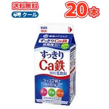 雪印　メグミルク　すっきりＣa鉄【500ml×20本入】　クール便　送料無料　〔雪印　すっきりＣa鉄　クール便　乳製品　牛乳　カルシウム〕 | 雪印メグミルク