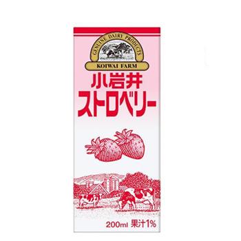 小岩井 キリン 小岩井 ストロベリー LLスリム 200ml×24本入 紙パック