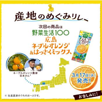 カゴメ 野菜生活１００ 福島あかつき桃ミックス 195ml×24本 紙パック ももジュース 果実ジュース フルーツ 野菜ジュース 白桃 ピーチ KAGOME 季節限定 | 野菜生活100 | 06