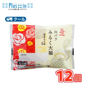 白バラ 白バラ牛乳 みるく大福 12個/和生菓子/お菓子/みるく/鳥取