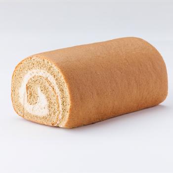 白バラ ふんわりコーヒーロール（14cm）　1本【クール便】  ロールケーキ 洋菓子 スイーツ おやつ ご褒美 プレゼント | 白バラ | 01
